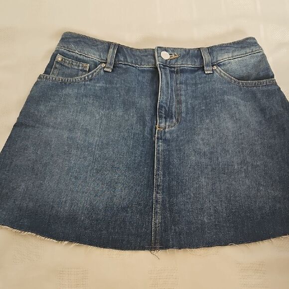 H&M Blue A-Line Mini Skirt Casual - Picture 14 of 16